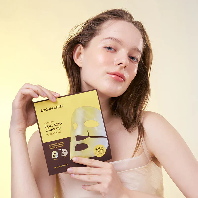 EQQUALBERRY Collagen Glow up Hydrogel 4pcs - Glam Secret