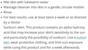 CERAVE Psoriasis CleanserCleanserGlam Secret