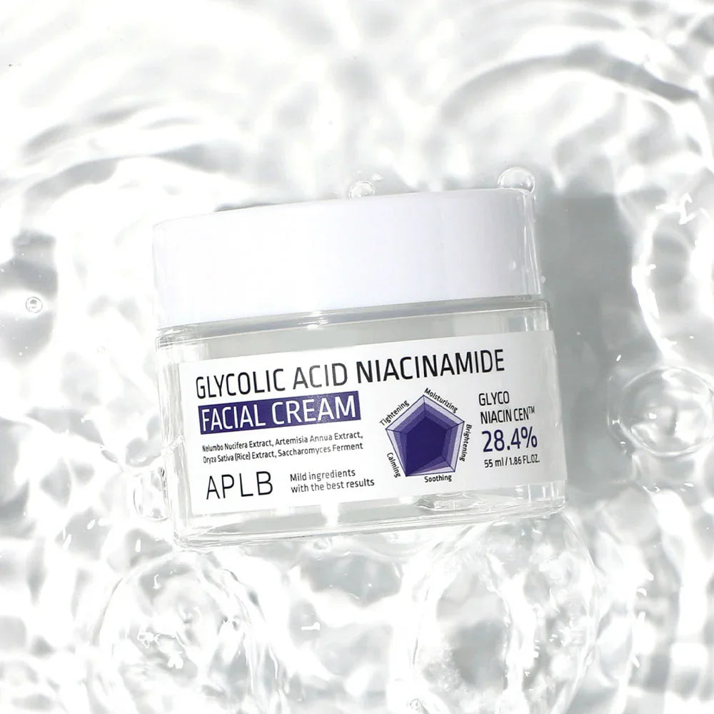 APLB Glycolic Acid Niacinamide Facial Cream 55ml - Glam Secret