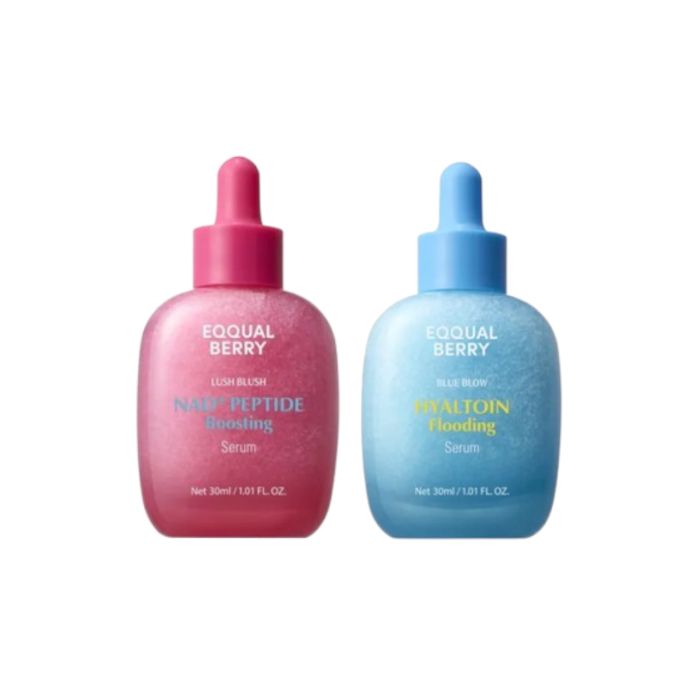 EQQUALBERRY - NAD+ Peptide Boosting Serum 30ml + Hyaltoin Flooding Serum 30ml Set