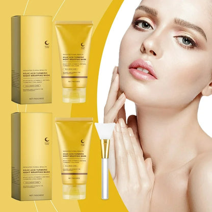 MEDICUBE Kojic Acid Turmeric Night Wrapping Mask - Glam Secret