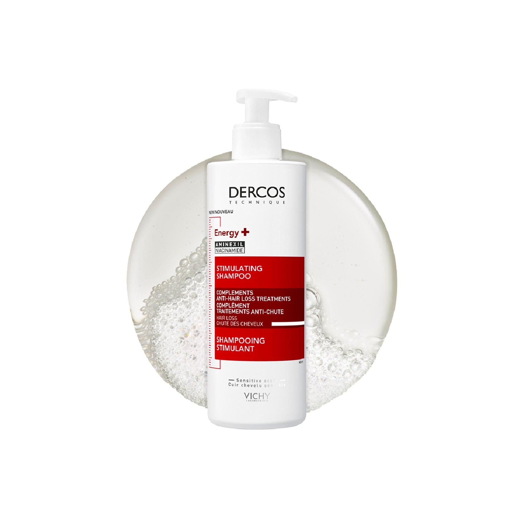 Vichy Dercos Energy+ Stimulating Anti Hair Loss Shampoo - Glam Secret