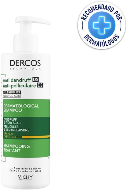 VICHY Dercos Anti-Dandruff Shampoo for Dry Hair - Glam Secret