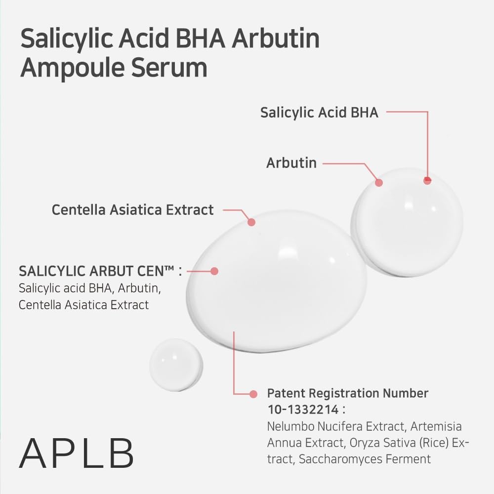 APLB Salicylic Acid BHA Arbutin Ampoule Serum - Glam Secret