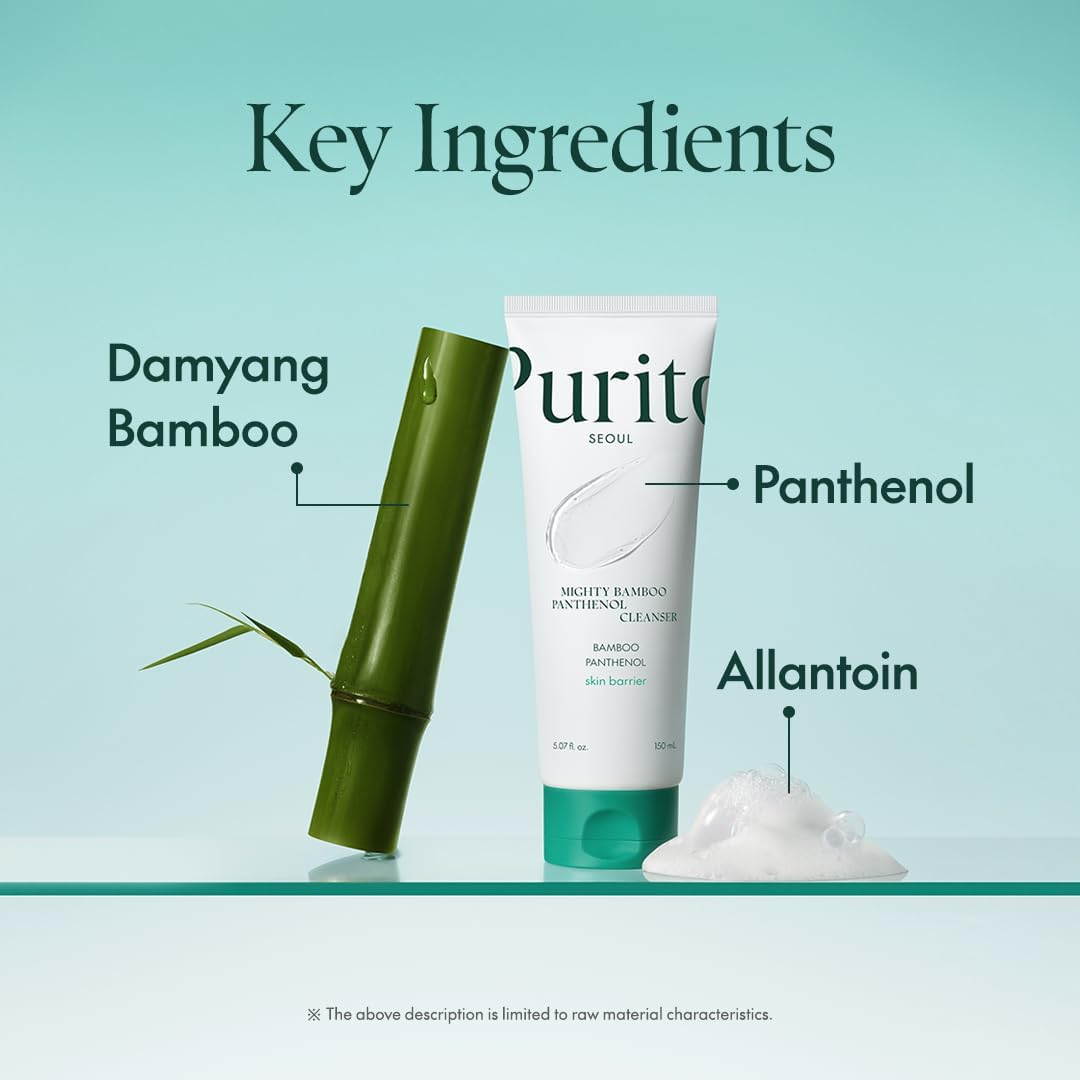 PURITO Mighty Bamboo Panthenol Cleanser - Glam Secret