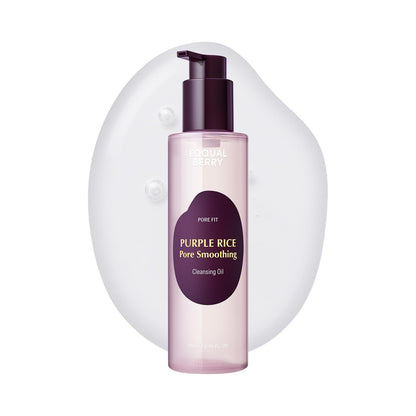 EQQUALBERRY Purple Rice Pore Smoothing Cleansing Oil - Glam Secret