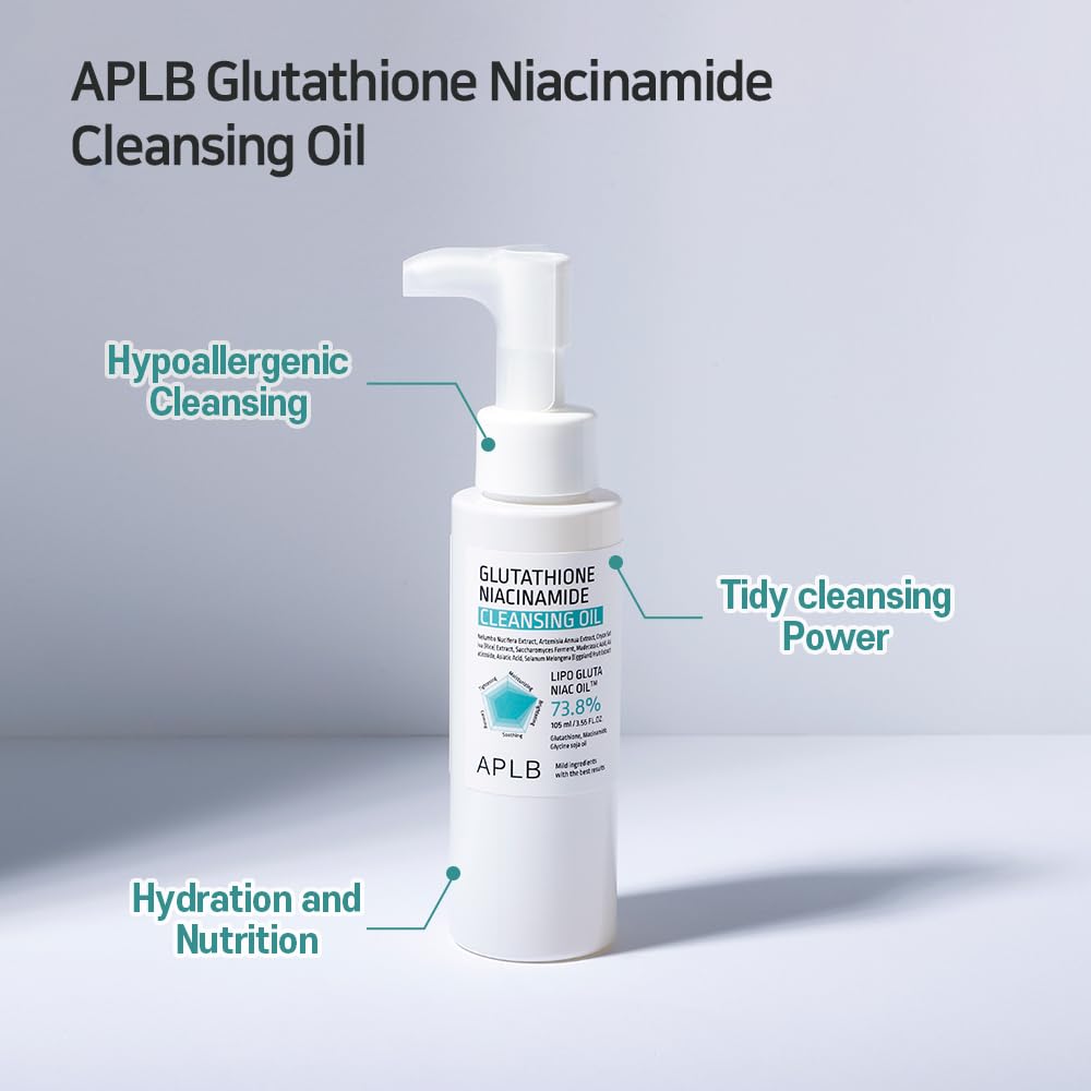 APLB Glutathione Niacinamide Cleansing Oil - Glam Secret