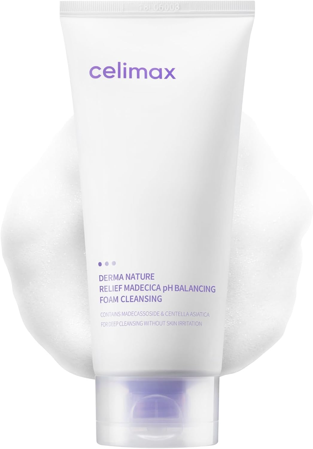 CELIMAX Derma Nature Relief Madecica pH Balancing Foam Cleansing - Glam Secret