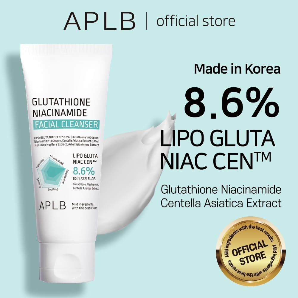APLB Glutathione Niacinamide Facial Cleanser - Glam Secret