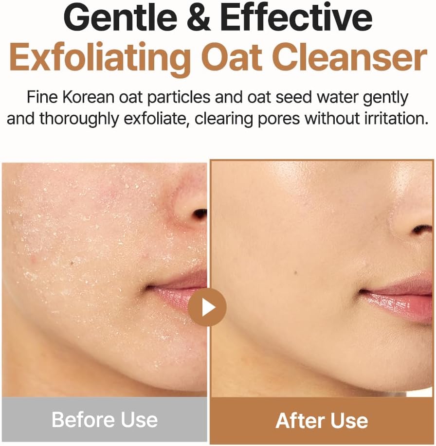 PURITO Oat In Gentle Exfoliating Face Cleanser - Glam Secret