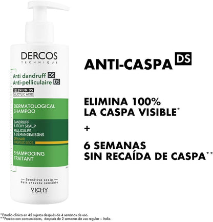 VICHY Dercos Anti-Dandruff Shampoo for Dry Hair - Glam Secret