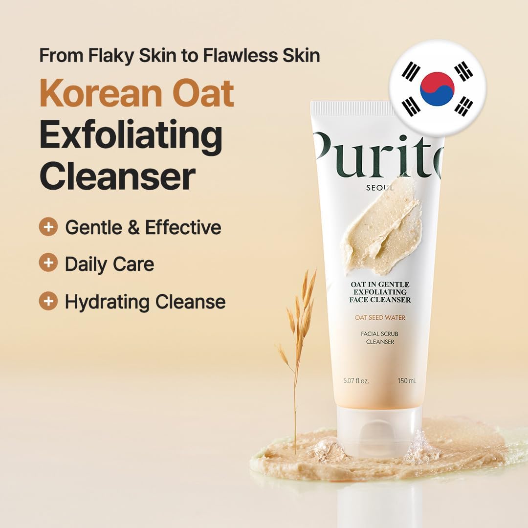 PURITO Oat In Gentle Exfoliating Face Cleanser - Glam Secret