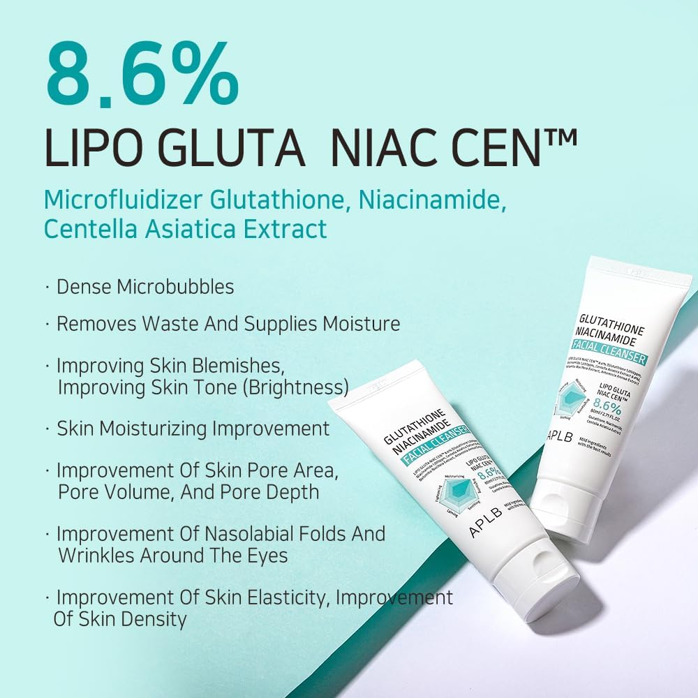 APLB Glutathione Niacinamide Facial Cleanser - Glam Secret