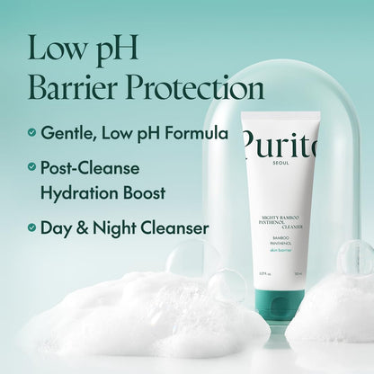 PURITO Mighty Bamboo Panthenol Cleanser - Glam Secret