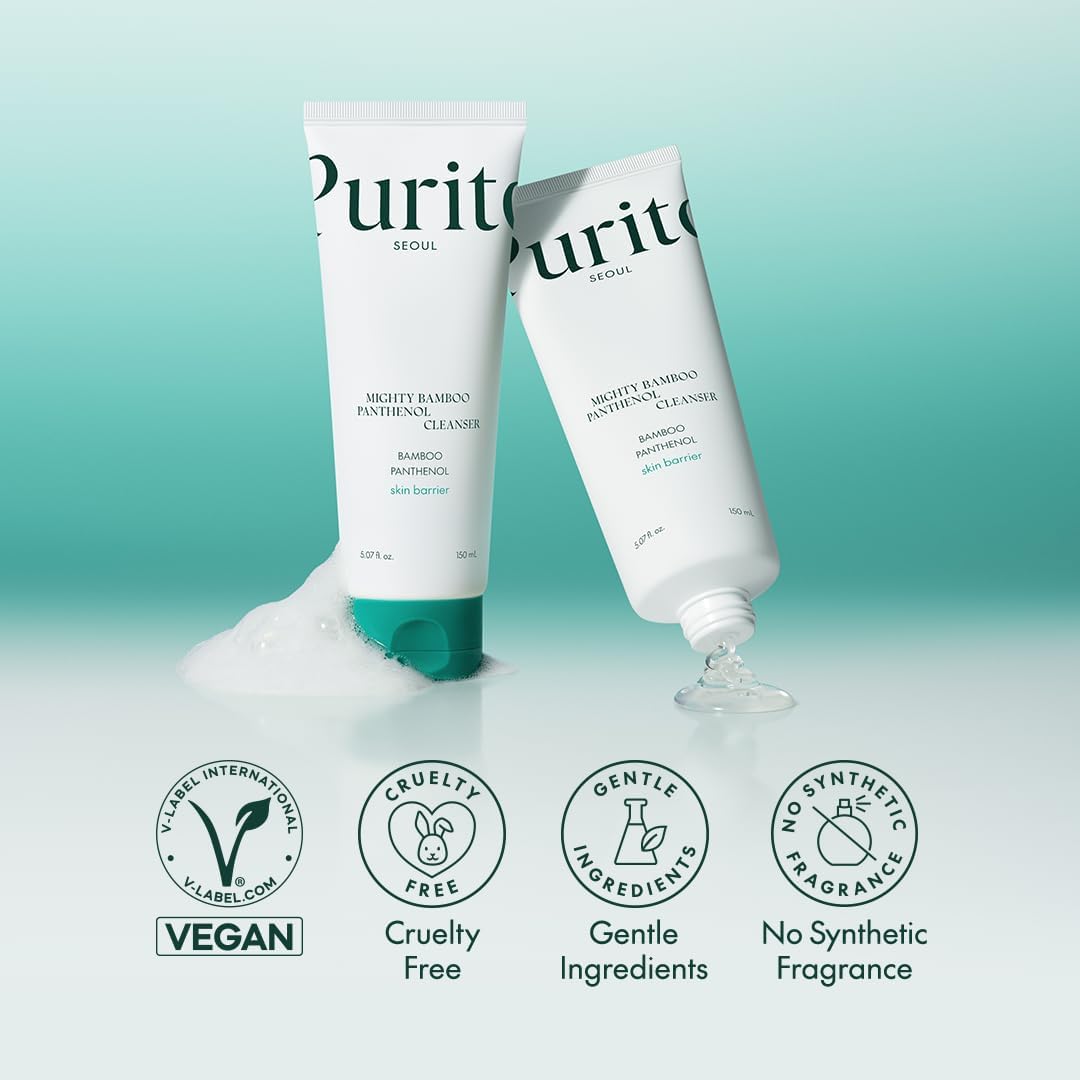 PURITO Mighty Bamboo Panthenol Cleanser - Glam Secret
