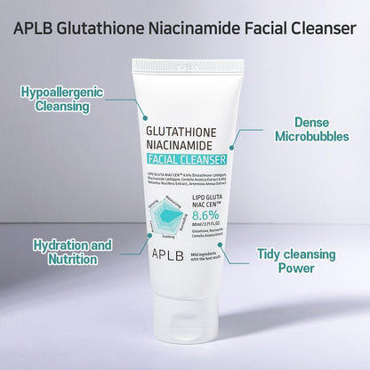 APLB Glutathione Niacinamide Facial Cleanser - Glam Secret