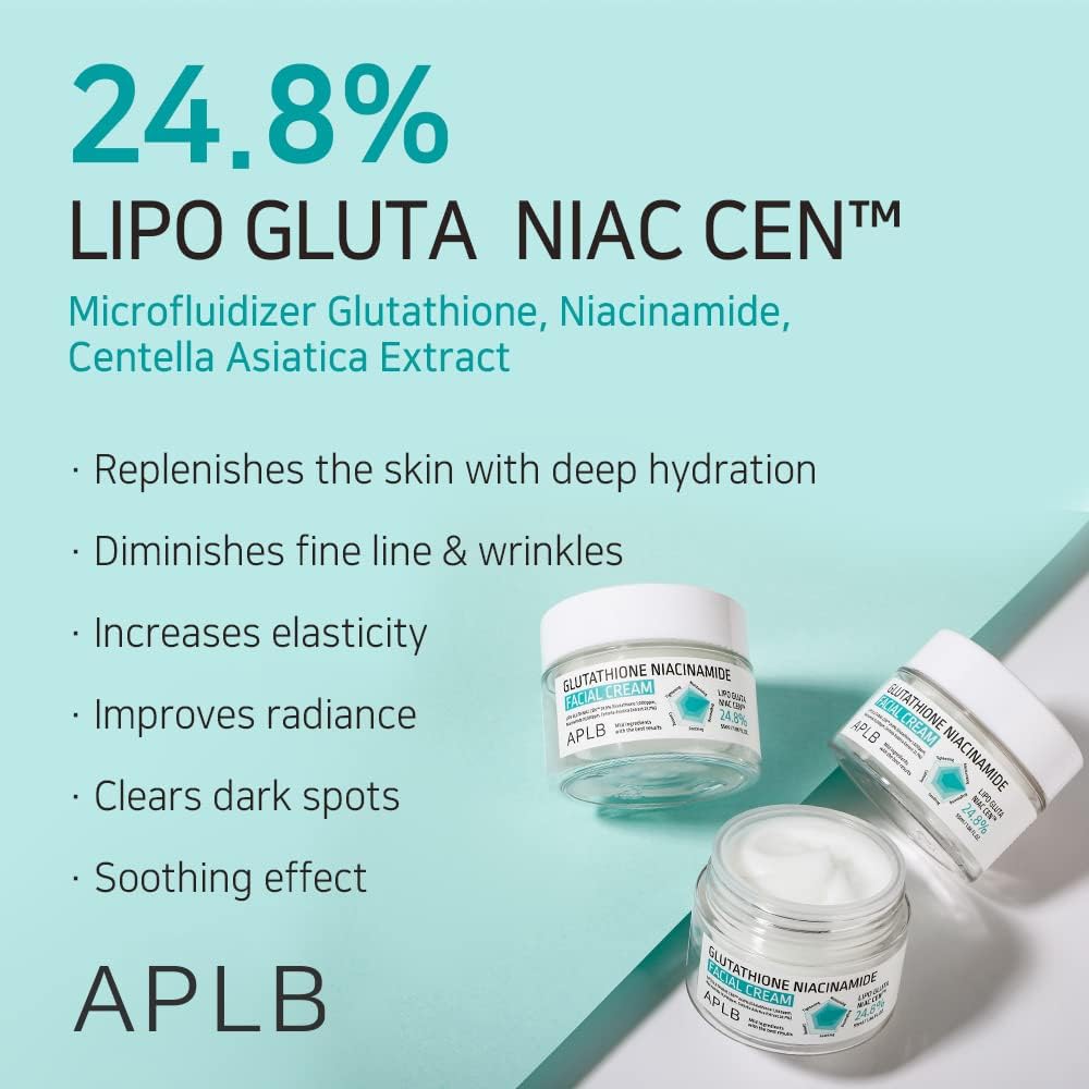 APLB Glutathione Niacinamide Facial Cream - Glam Secret