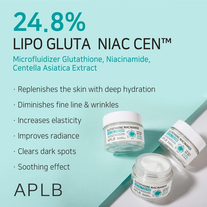 APLB Glutathione Niacinamide Facial Cream - Glam Secret