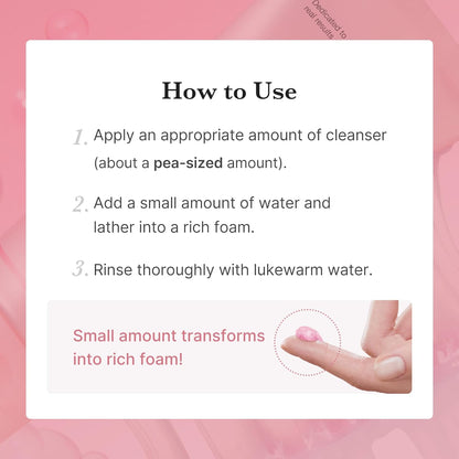 Medicube - PDRN Pink Niacinamide Whip Cleanser 120g