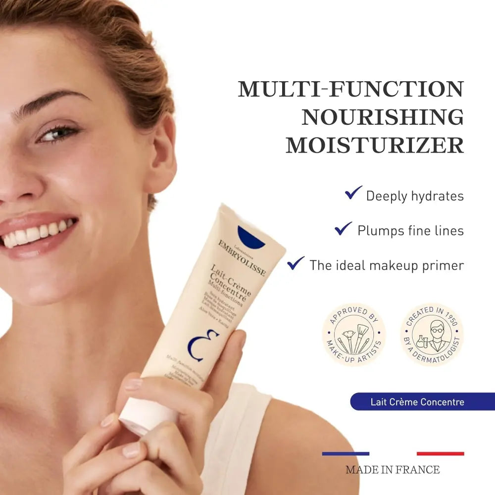 Embryolisse Lait-Crème Concentré Multi-Function Moisturizer Brightens Skin, Reduces Redness Suitable for All Skin Types - Glam Secret