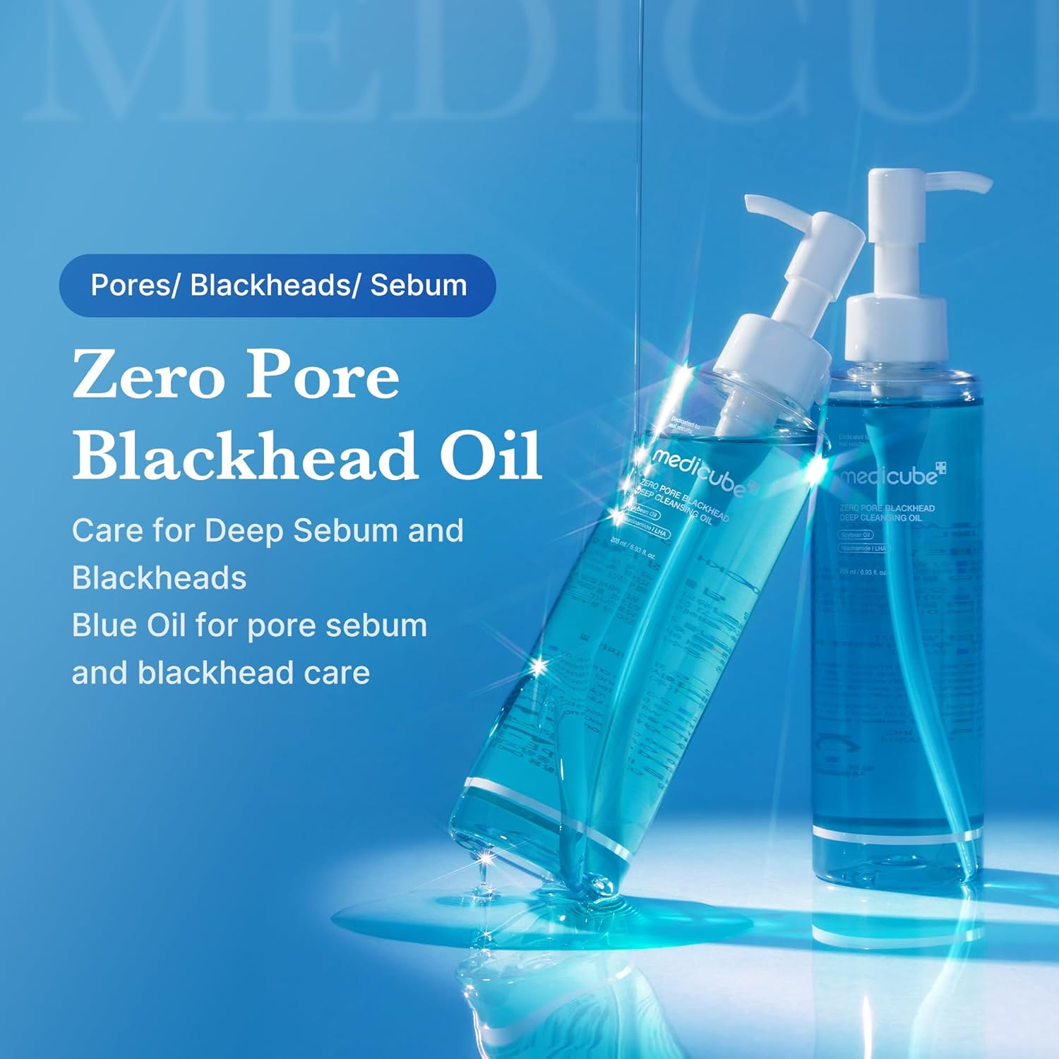 MEDICUBE Zero Pore Blackhead Deep Cleansing Oil - Glam Secret