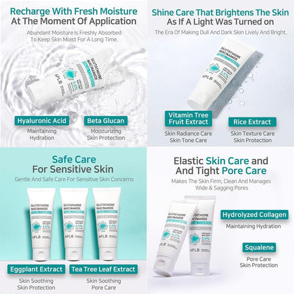 APLB Glutathione Niacinamide Facial Cleanser - Glam Secret
