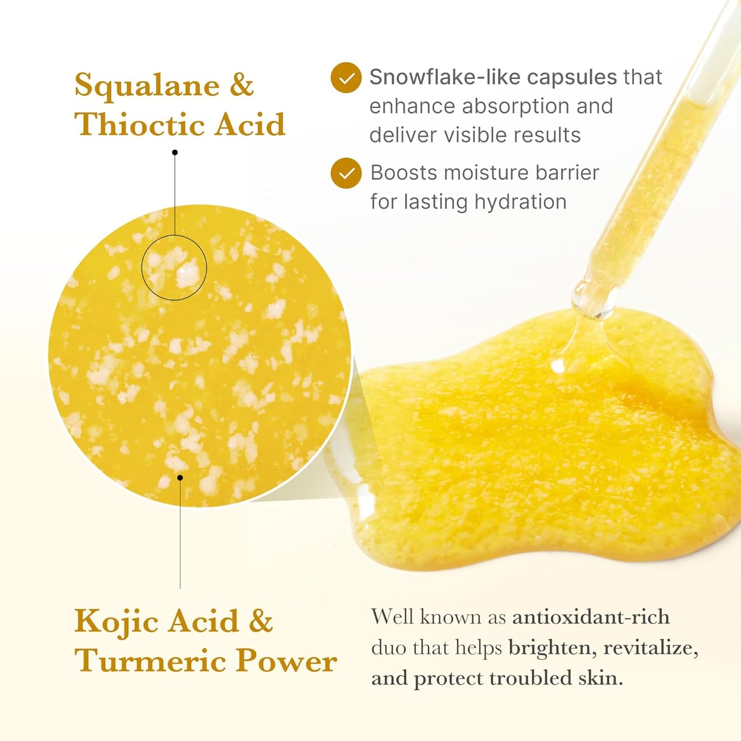 MEDICUBE Kojic Acid Turmeric Niacinamide Serum - Glam Secret