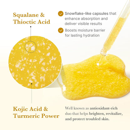 MEDICUBE Kojic Acid Turmeric Niacinamide Serum - Glam Secret