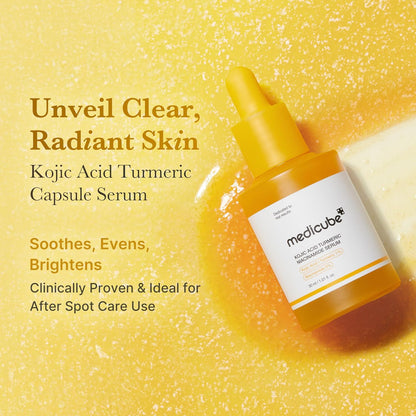 MEDICUBE Kojic Acid Turmeric Niacinamide Serum - Glam Secret