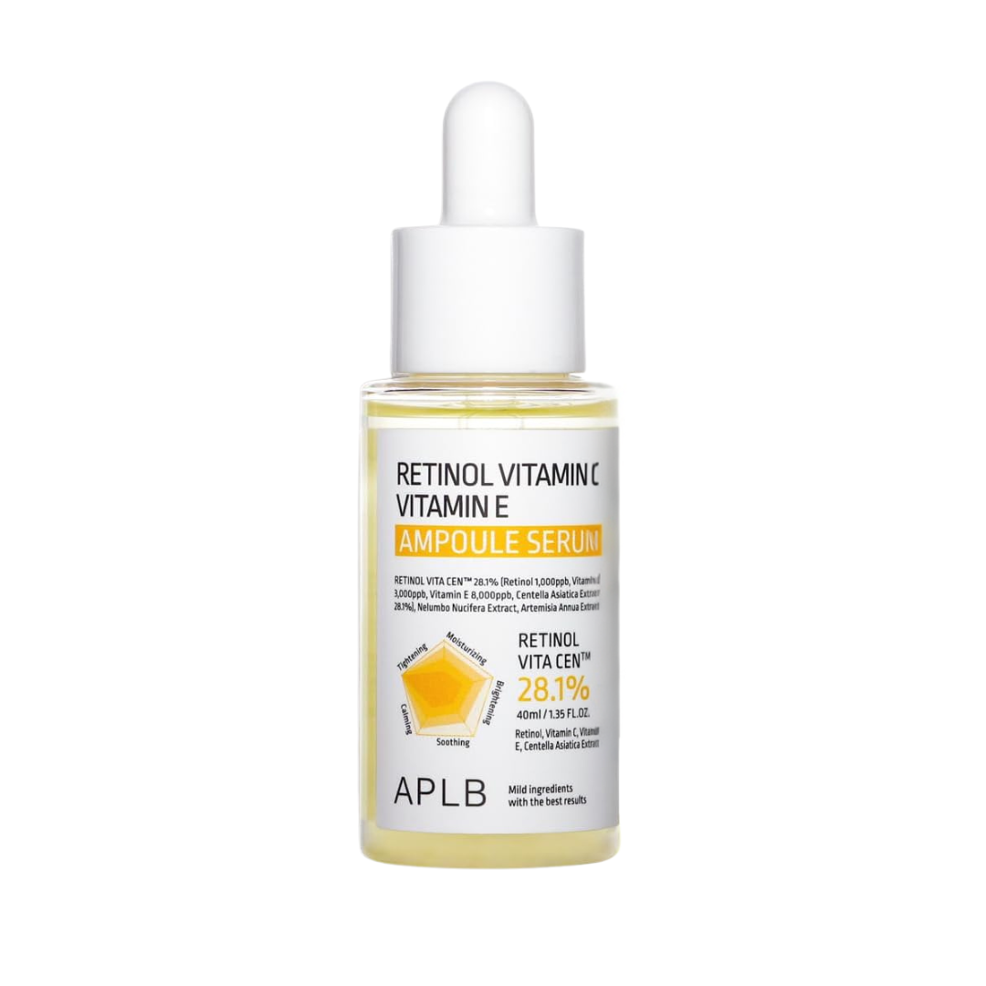 APLB Retinol Vitamin C Vitamin E Ampoule Serum - Glam Secret