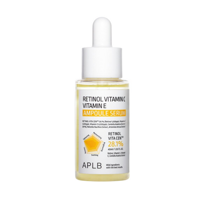 APLB Retinol Vitamin C Vitamin E Ampoule Serum - Glam Secret