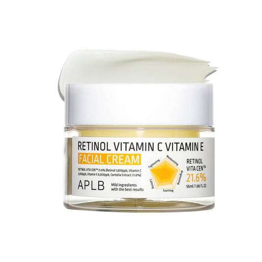 APLB Retinol Vitamin C Vitamin E Facial Cream 55ml - Glam Secret