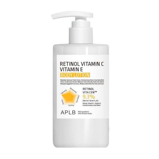 APLB Retinol Vitamin C Vitamin E Body Lotion 300ml - Glam Secret