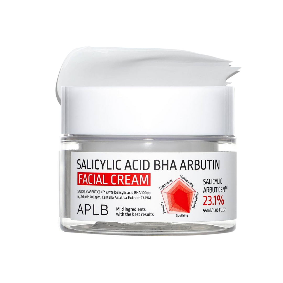 APLB Salicylic Acid BHA Arbutin Facial Cream 55ml - Glam Secret