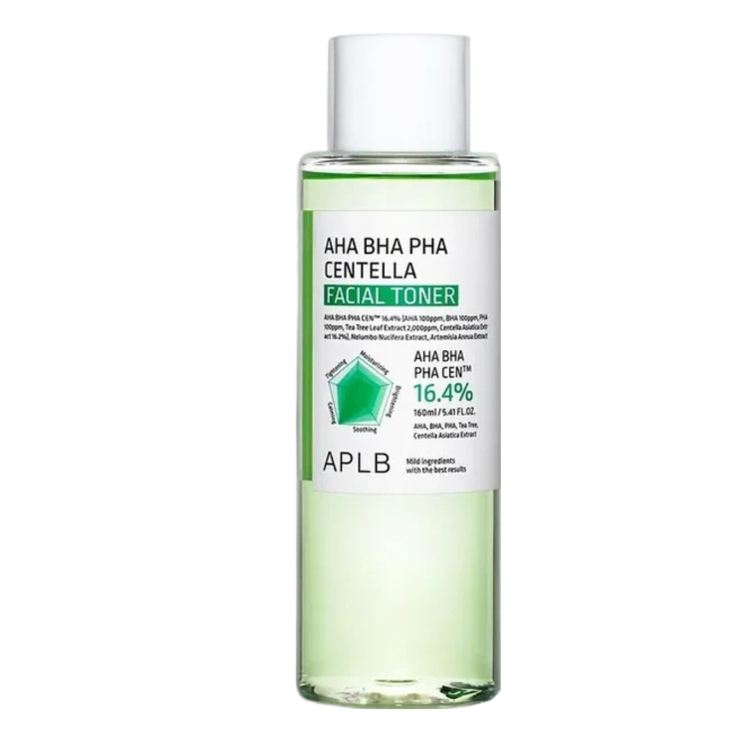 APLB AHA BHA PHA Centella Facial Toner 160ml - Glam Secret
