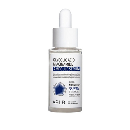 APLB Glycolic Acid Niacinamide Ampoule Serum 40ml - Glam Secret