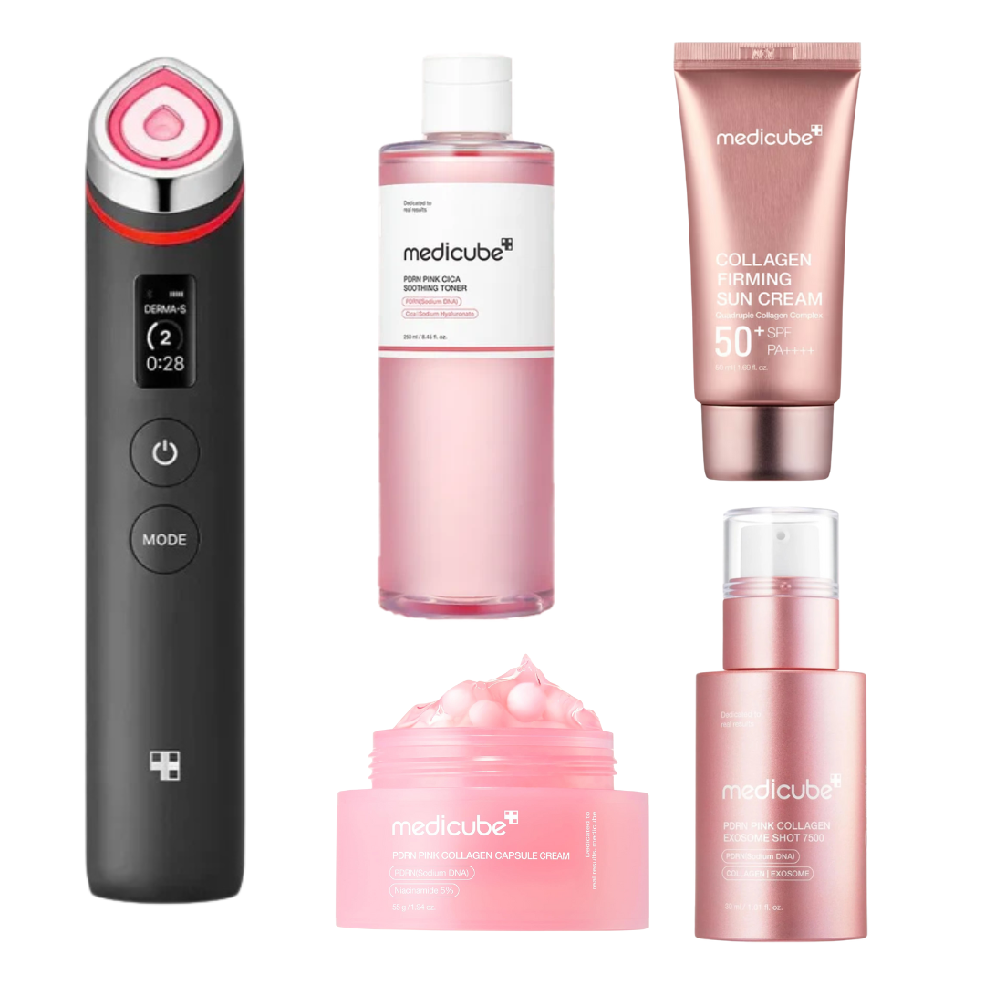 Medicube Pore Firming & Glow Complete Skincare Set - Glam Secret