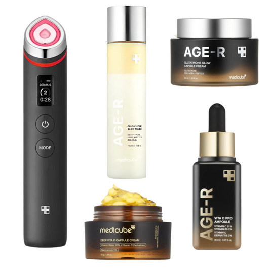 Medicube AGE-R Brightening & Anti-Aging Complete Skincare Set - Glam Secret