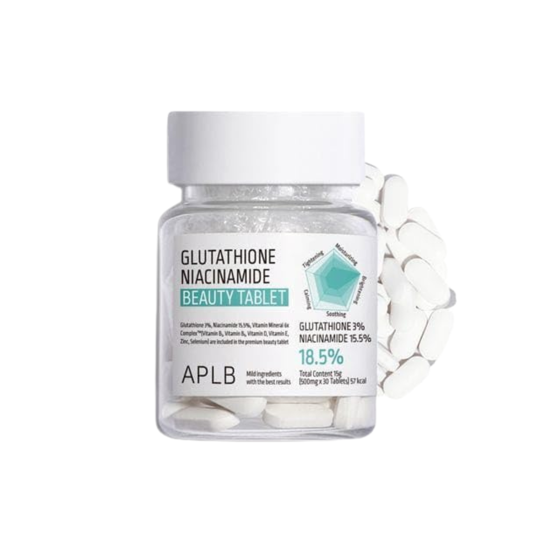 APLB Glutathione Niacinamide Beauty Tablet 30 Tablets - Glam Secret