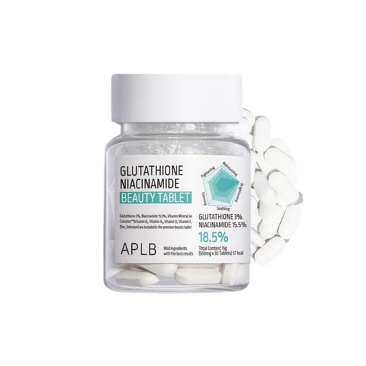 APLB Glutathione Niacinamide Beauty Tablet 30 Tablets - Glam Secret