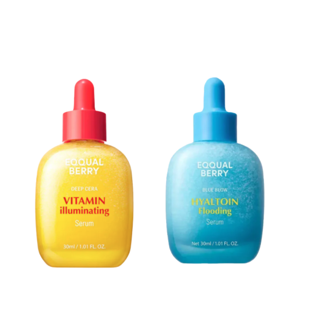 EQQUALBERRY Hyaltoin + Vitamin Serum Duo glam secret