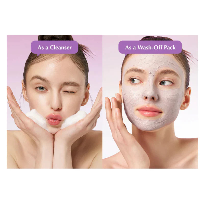 EQQUALBERRY Purple Rice Pore Purifying Pack Cleanser - Glam Secret