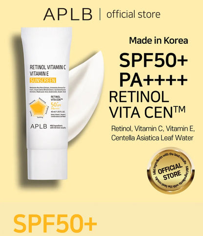 APLB Retinol Vitamin C Vitamin E Sunscreen  40ml - Glam Secret