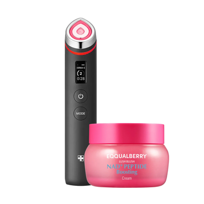 MEDICUBE Age-R Booster Pro EX &amp; EQQUALBERRY NAD+ Peptide Boosting Cream - Glam Secret
