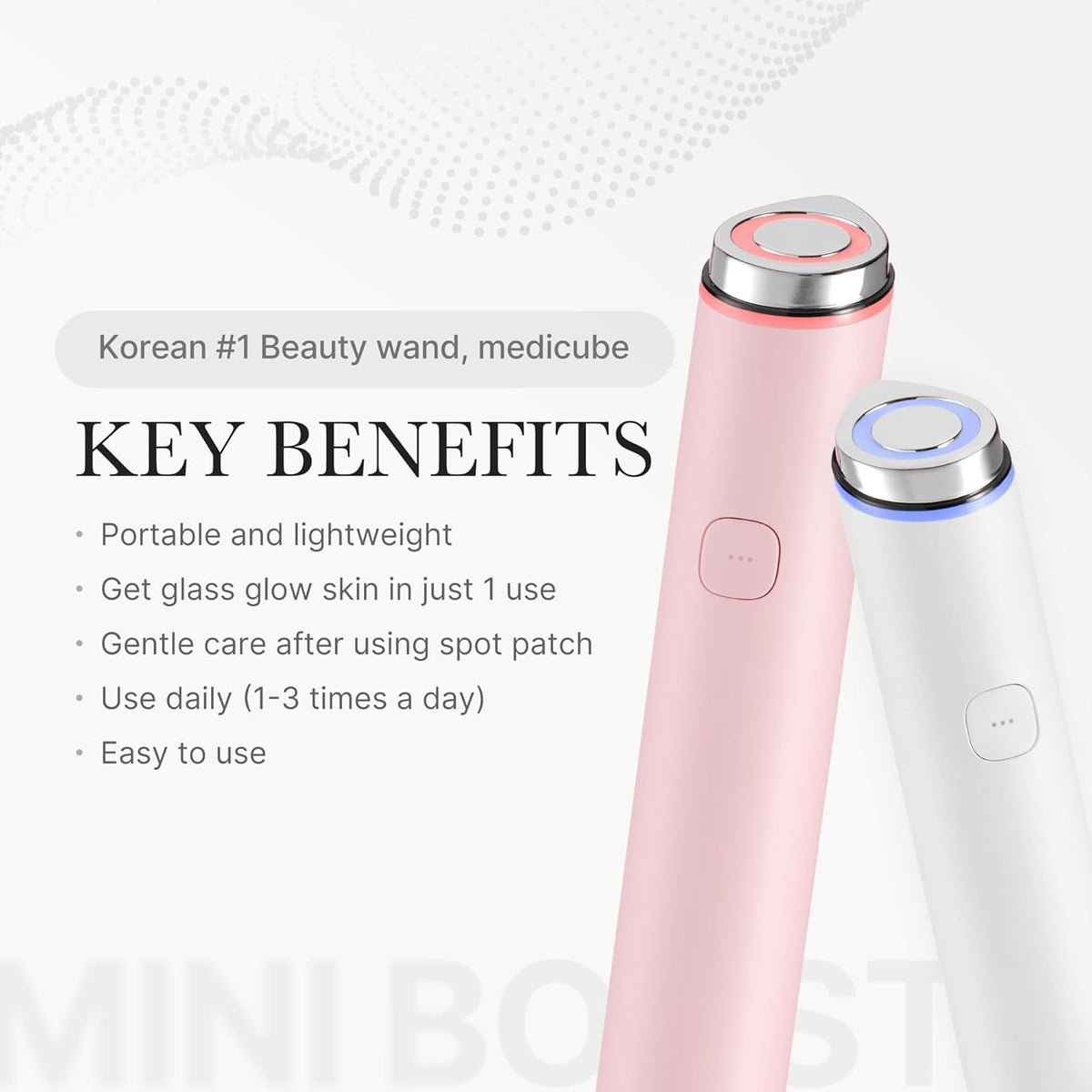 Portable Korean skincare device by Medicube