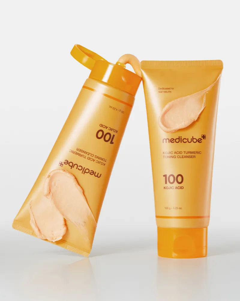 MEDICUBE - Kojic Acid Turmeric Toning Cleanser - Glam Secret