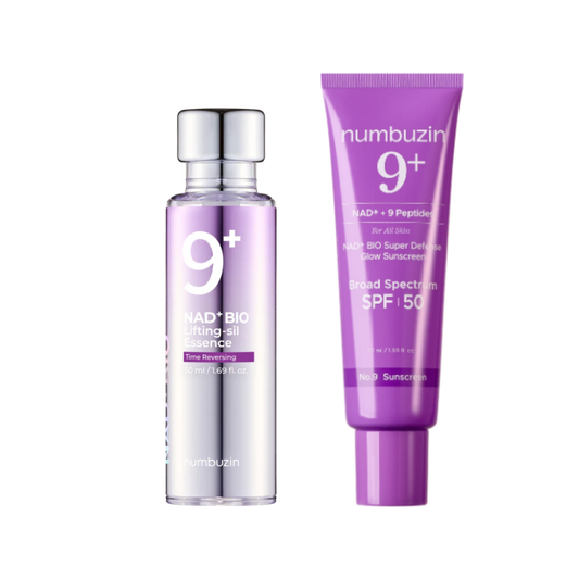 Numbuzin lifting essence and dewy sunscreen bundle at Glam Secret UAE
