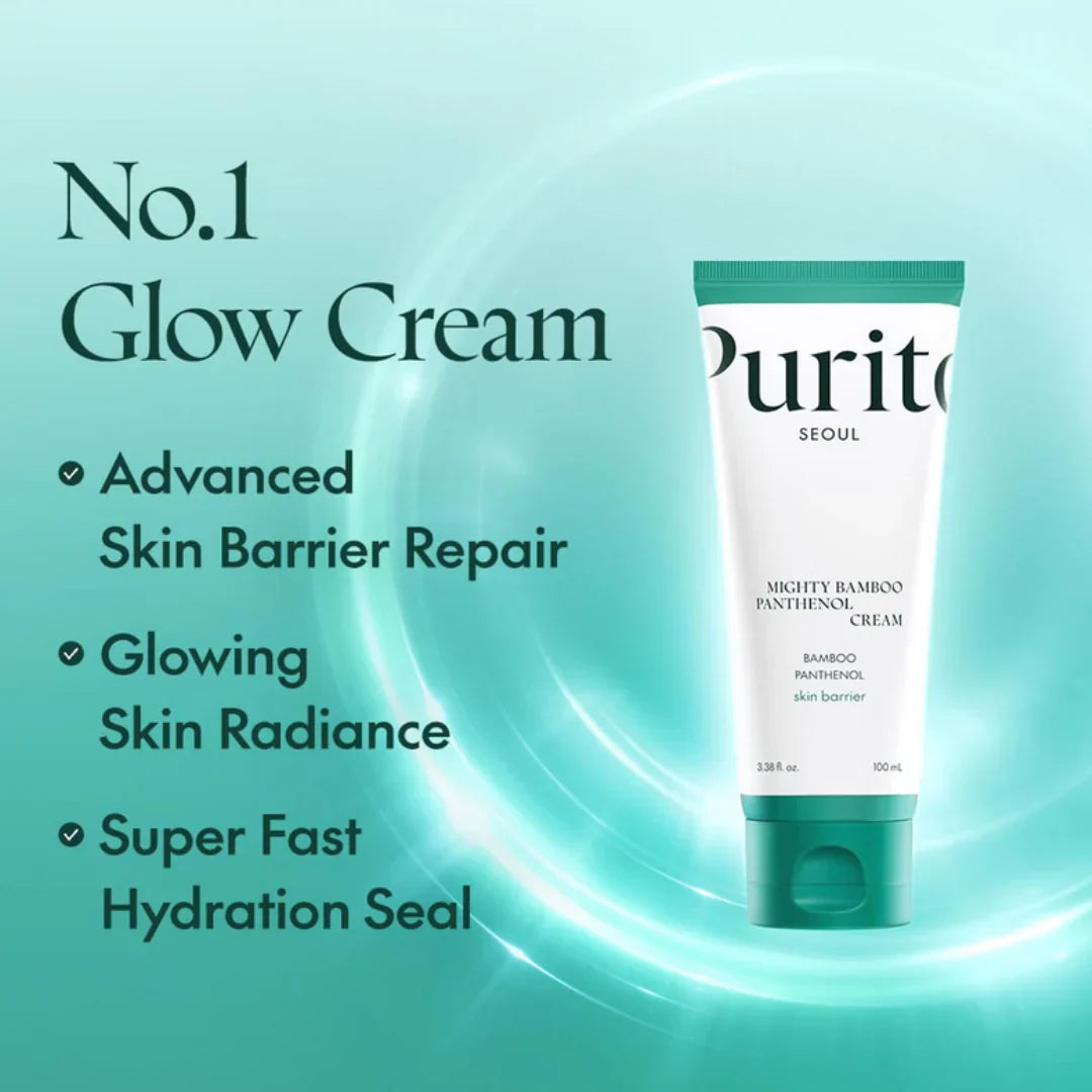 PURITO Mighty Bamboo Panthenol Cream 100ML - Glam Secret