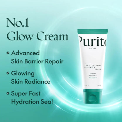 PURITO Mighty Bamboo Panthenol Cream 100ML - Glam Secret