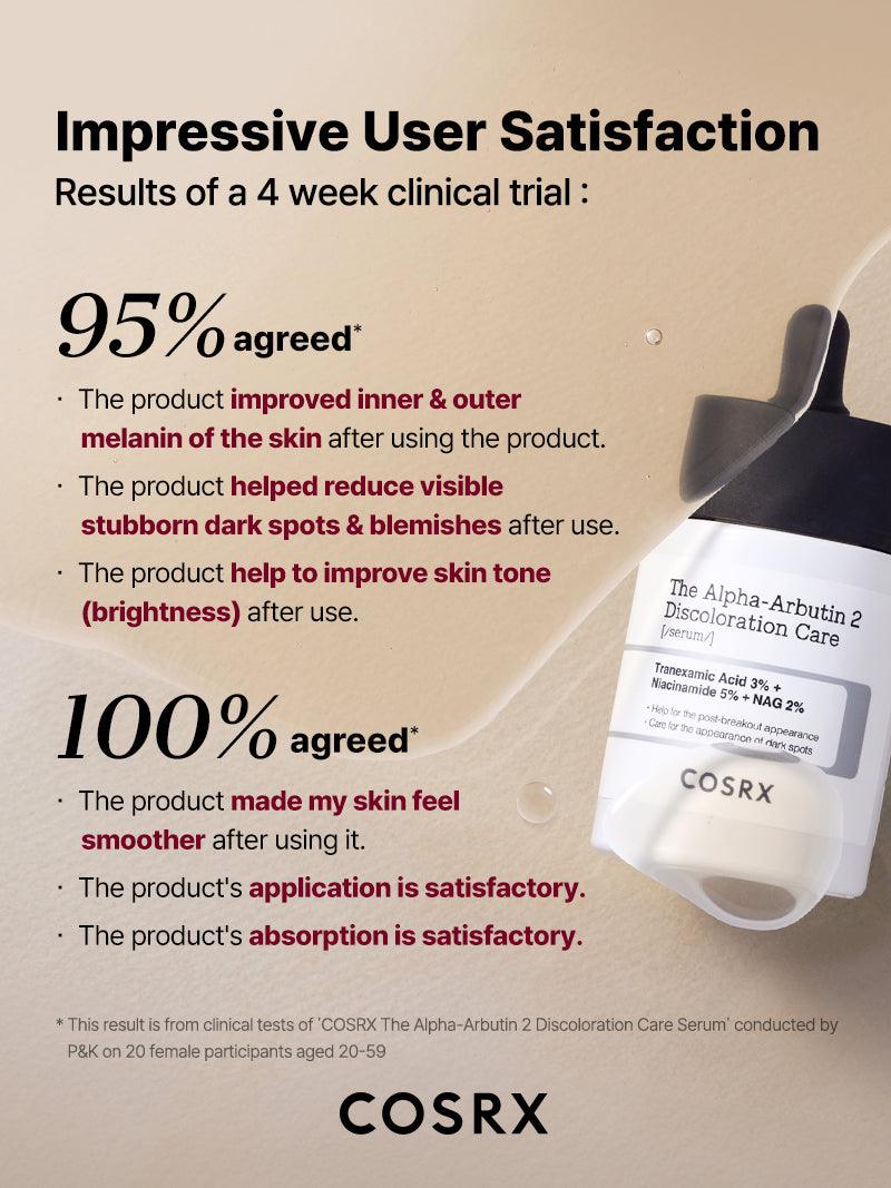 COSRX Alpha-Arbutin 2 Discoloration Care Serum 50ml - Glam Secret